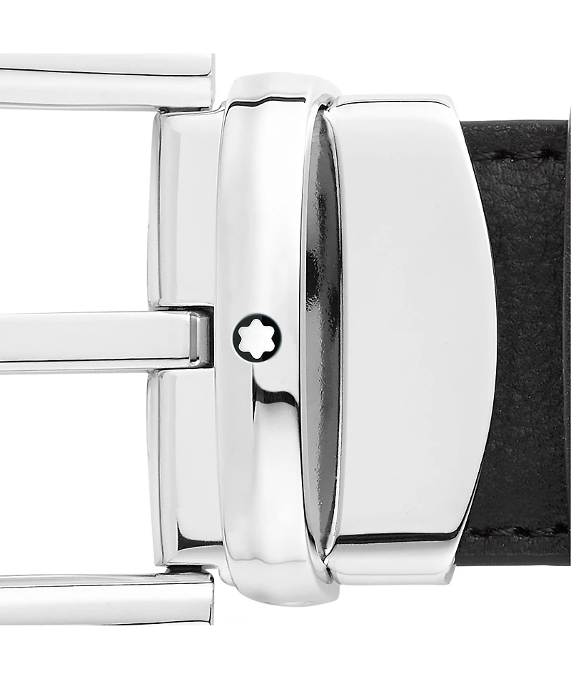 Horseshoe Buckle Leather Belt