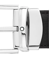 Horseshoe Buckle Leather Belt