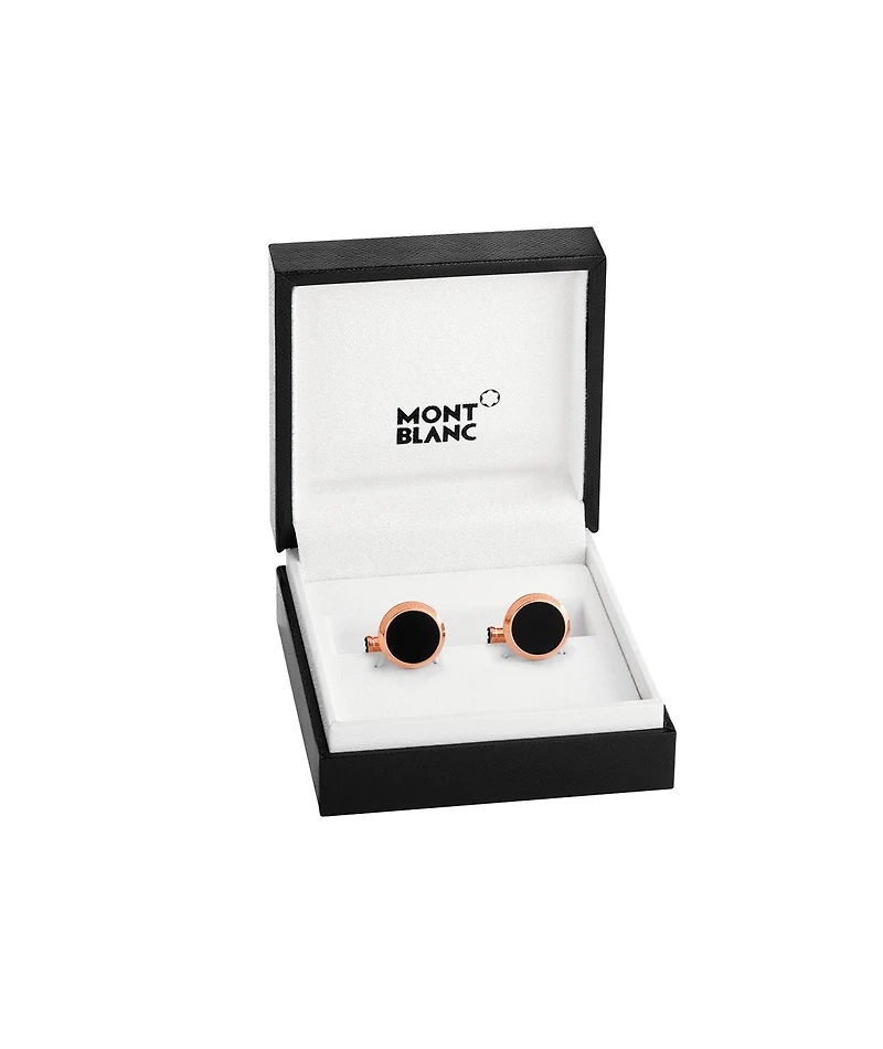 Meisterstück Onyx Round Cufflinks
