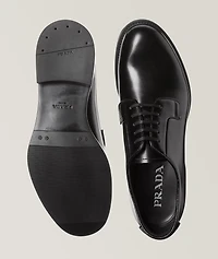 Brushed Leather Derbies