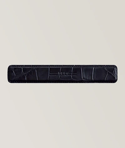 Leather Alligator Luggage Handle