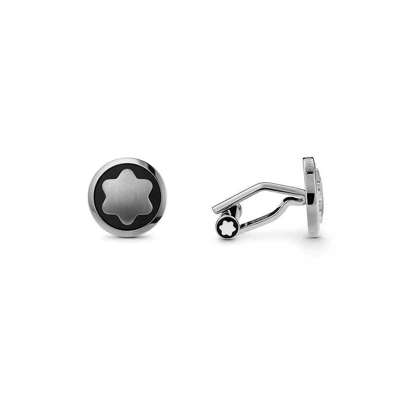 Onyx Snowcap Cufflinks