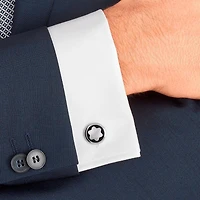 Onyx Snowcap Cufflinks