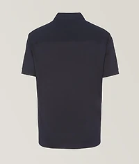 Logo Embroidered Cotton Polo