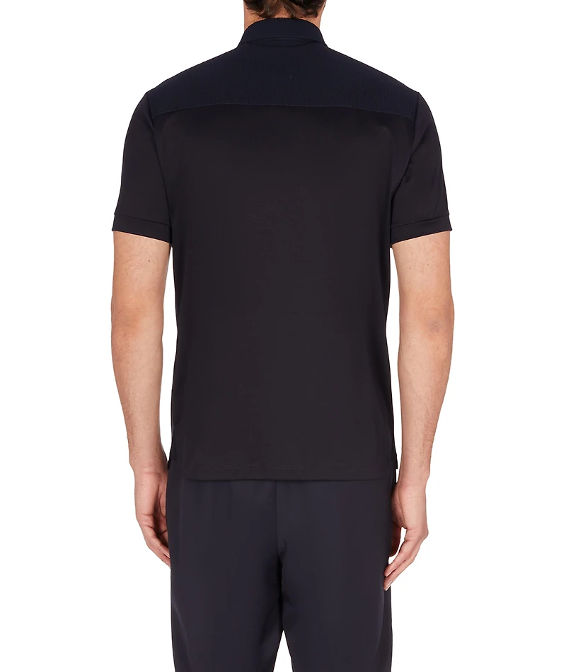Logo Embroidered Cotton Polo