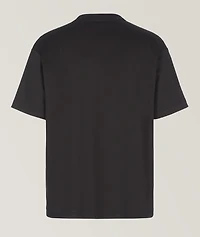 Chenille Logo Cotton T-Shirt