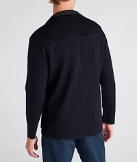 Reversible Knit Wool Swacket