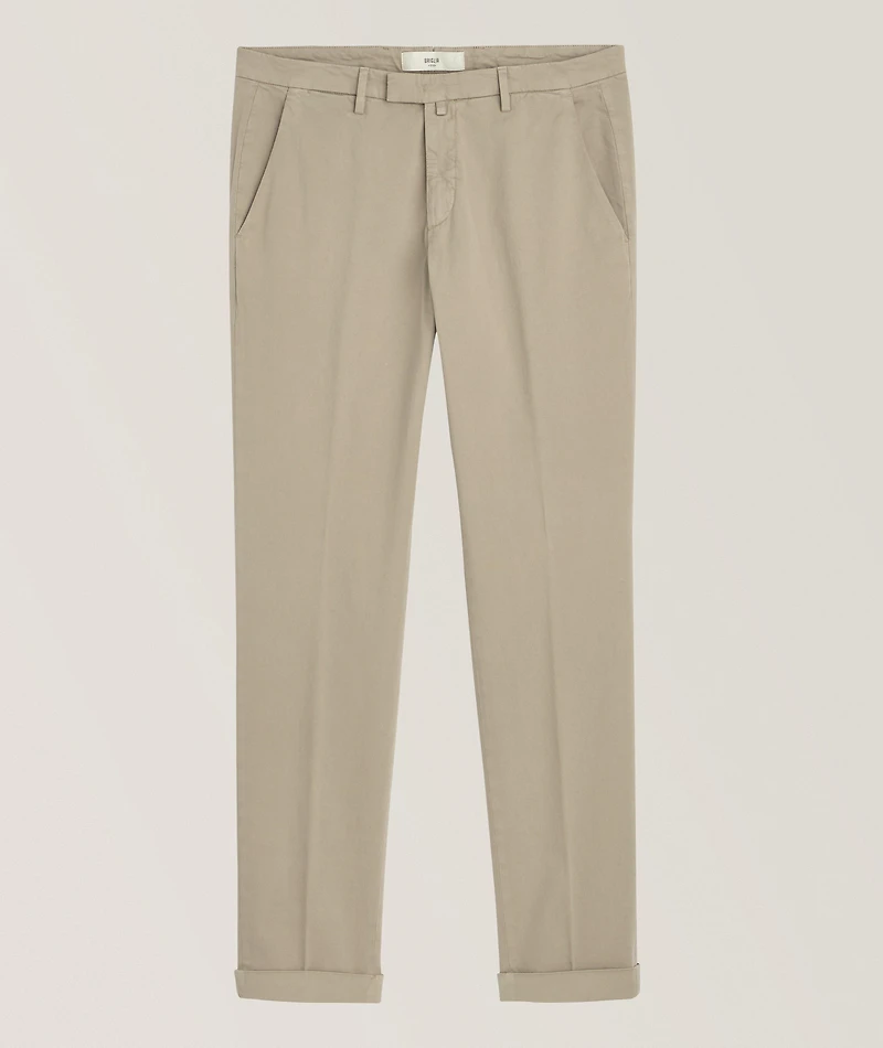 Stretch Jersey Cotton Chinos
