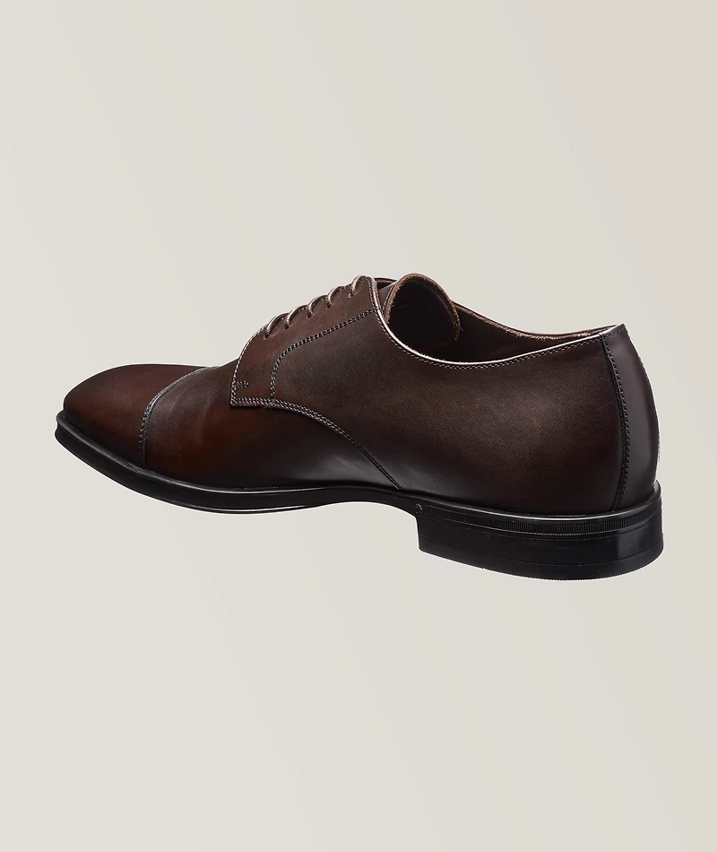 Calfskin Cap-Toe Derby