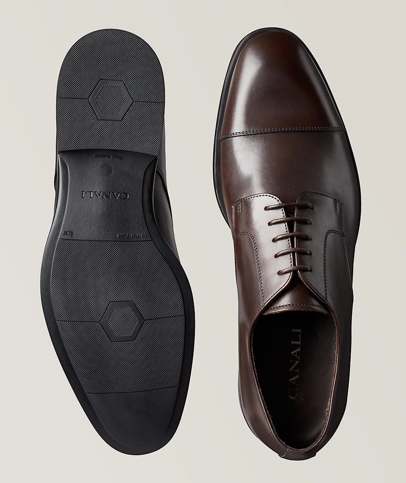 Calfskin Cap-Toe Derby