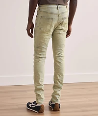 P001 Oil Wash Patched Jeans