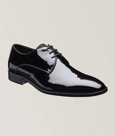 Glossy Patent Leather Derbies