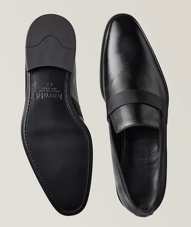 Patent Leather Grosgrain Loafer