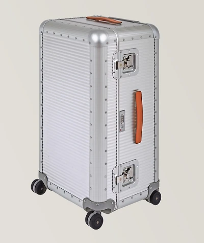 Bank Trunk On Wheels Aluminium Luggage