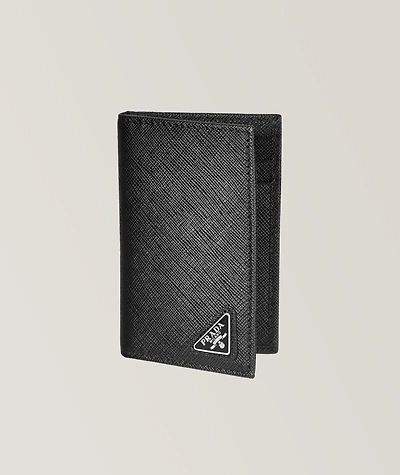 Saffiano Leather Bifold Cardholder
