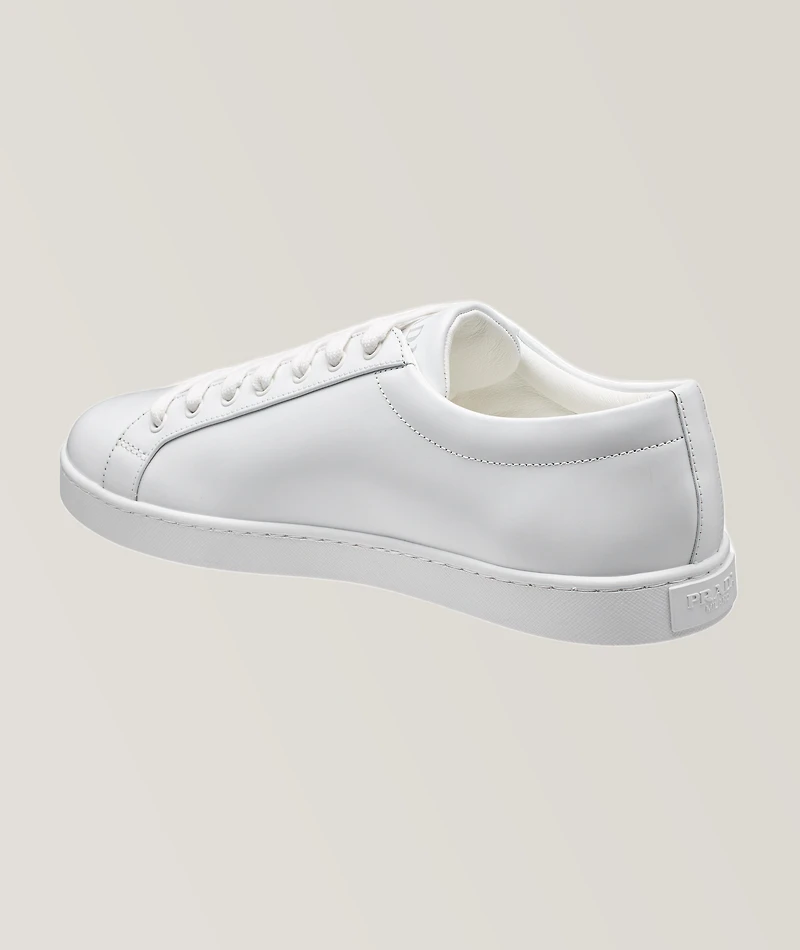 Brushed Leather Sneakers