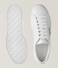 Brushed Leather Sneakers