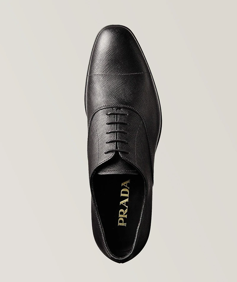 Saffiano Leather Oxfords
