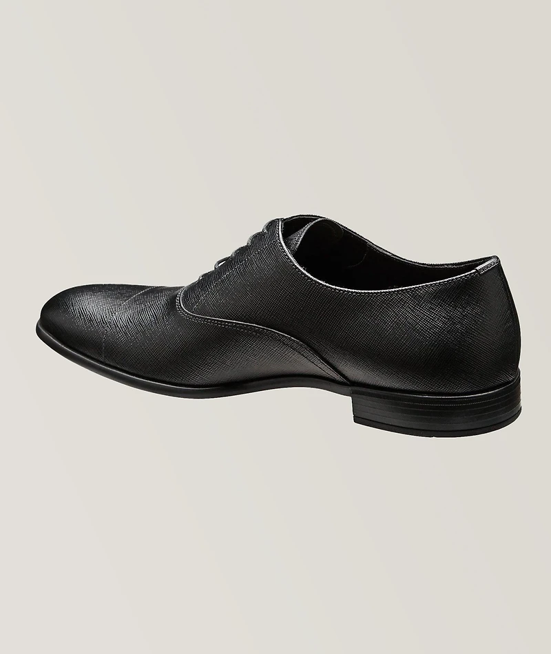 Saffiano Leather Oxfords