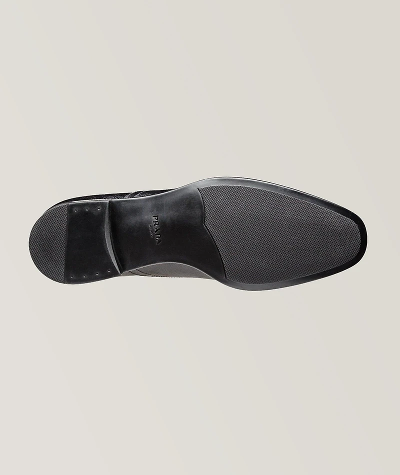 Saffiano Leather Oxfords