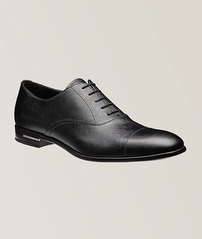 Saffiano Leather Oxfords