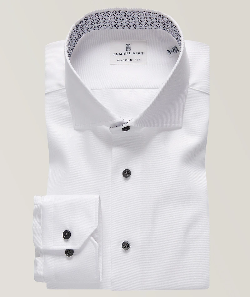 Cotton Twill Dress Shirt