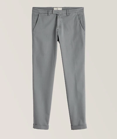 Slim Fit Cotton-Stretch Pants