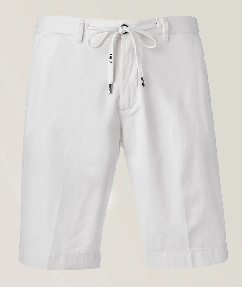 Malibu Cotton-Blend Drawstring Shorts
