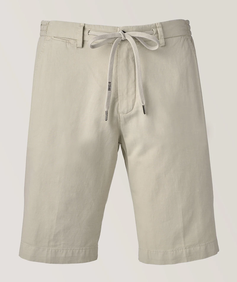 Malibu Cotton-Blend Drawstring Shorts