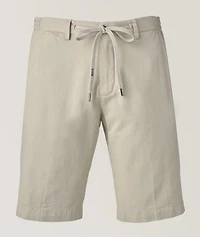 Malibu Cotton-Blend Drawstring Shorts