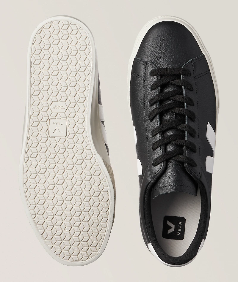 Campo Chrome-free Leather Lace-up Sneakers