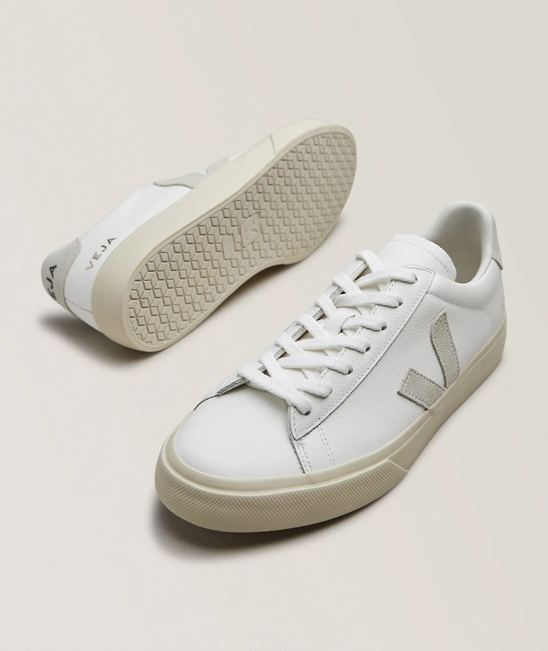 Campo Chrome-free Leather Lace-up Sneakers