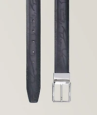 Classic Scritto Leather Belt