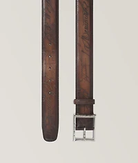 Classic Scritto Leather 35 mm Belt