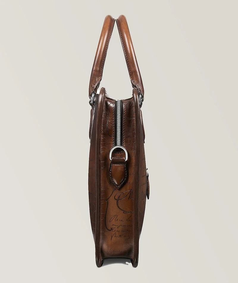 Un Jour Mini Scritto Leather Briefcase
