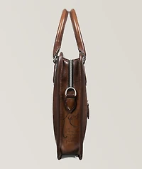 Un Jour Mini Scritto Leather Briefcase