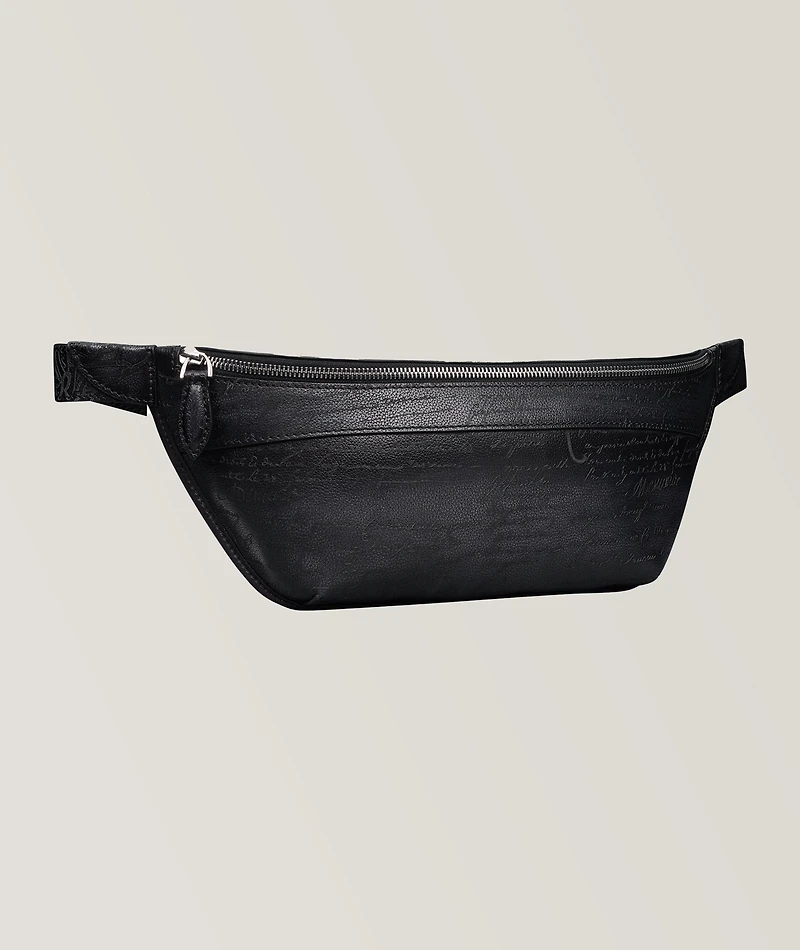 Rider Scritto Leather Belt Bag