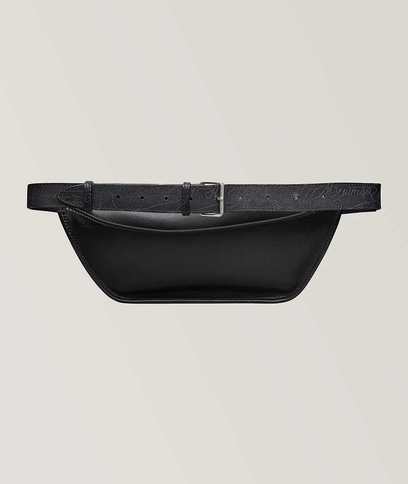 Rider Scritto Leather Belt Bag