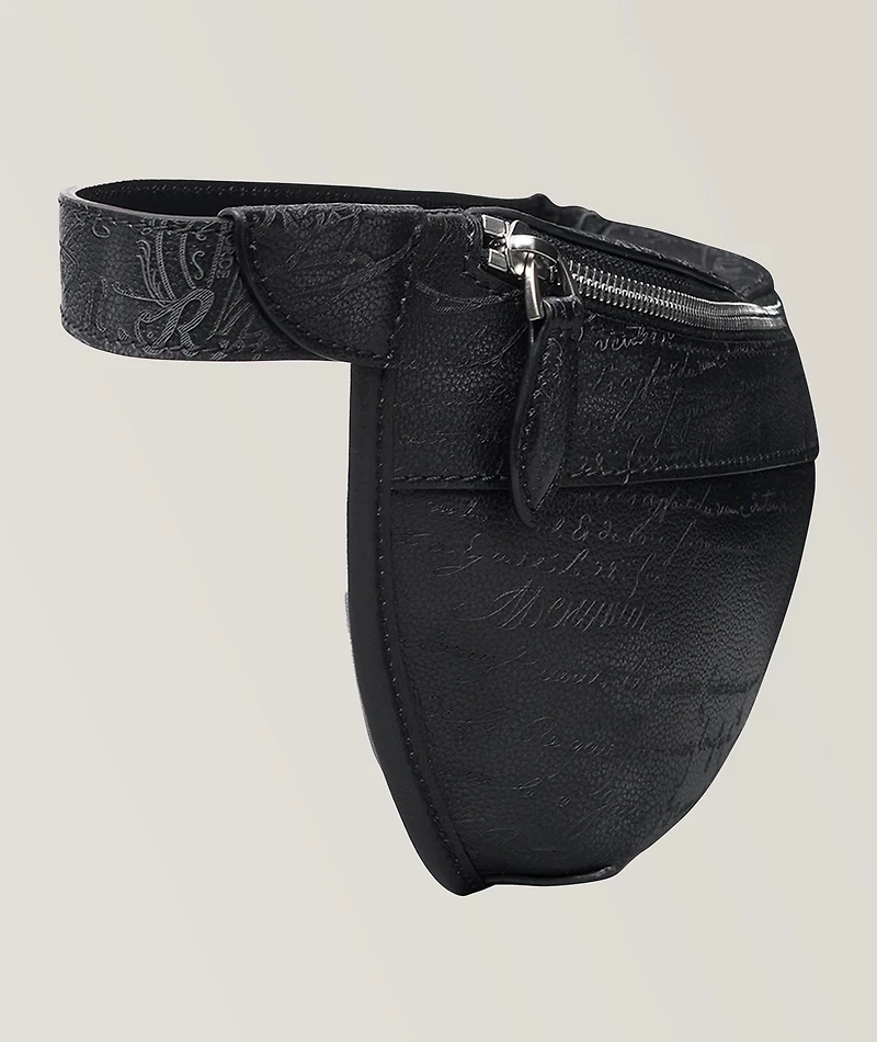 Rider Scritto Leather Belt Bag