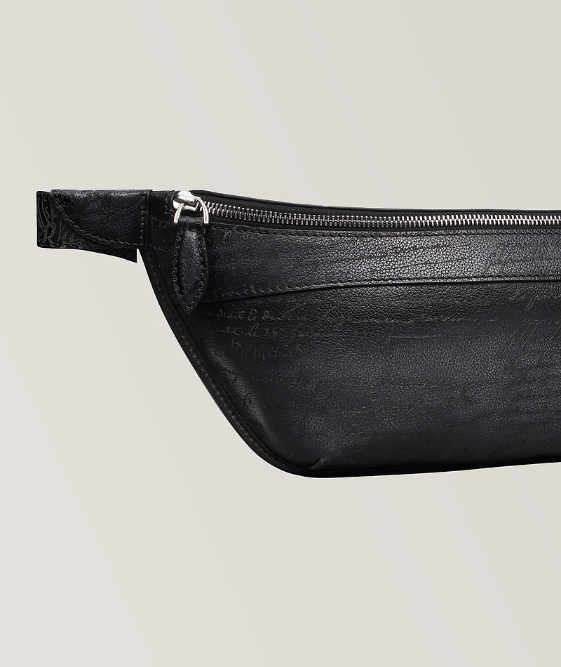Rider Scritto Leather Belt Bag