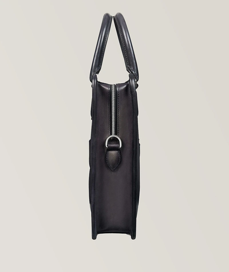Un Jour Leather Scritto Briefcase