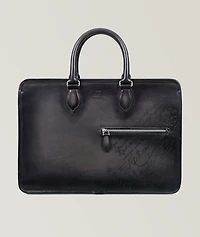 Un Jour Leather Scritto Briefcase
