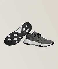 Shadow Knit And Leather Sneaker