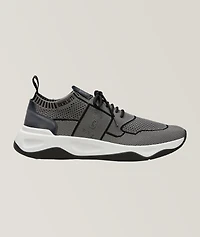 Shadow Knit And Leather Sneaker