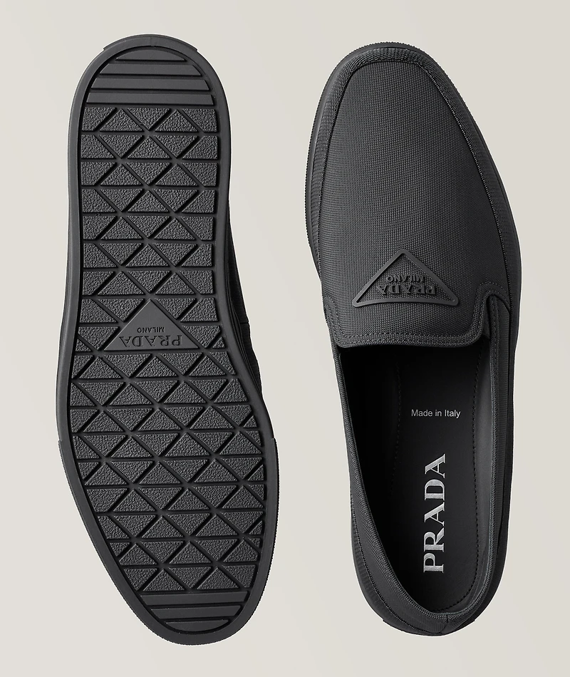 Nylon Slip-On Sneakers
