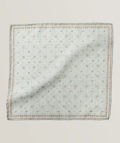 Wool-Cotton Neat Pocket Square