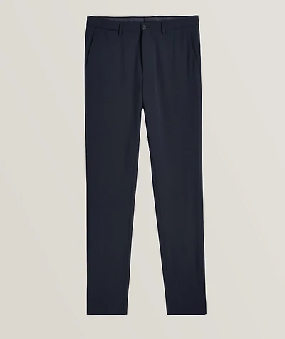 Wool-Seersucker Stretch Knit Dress Pants
