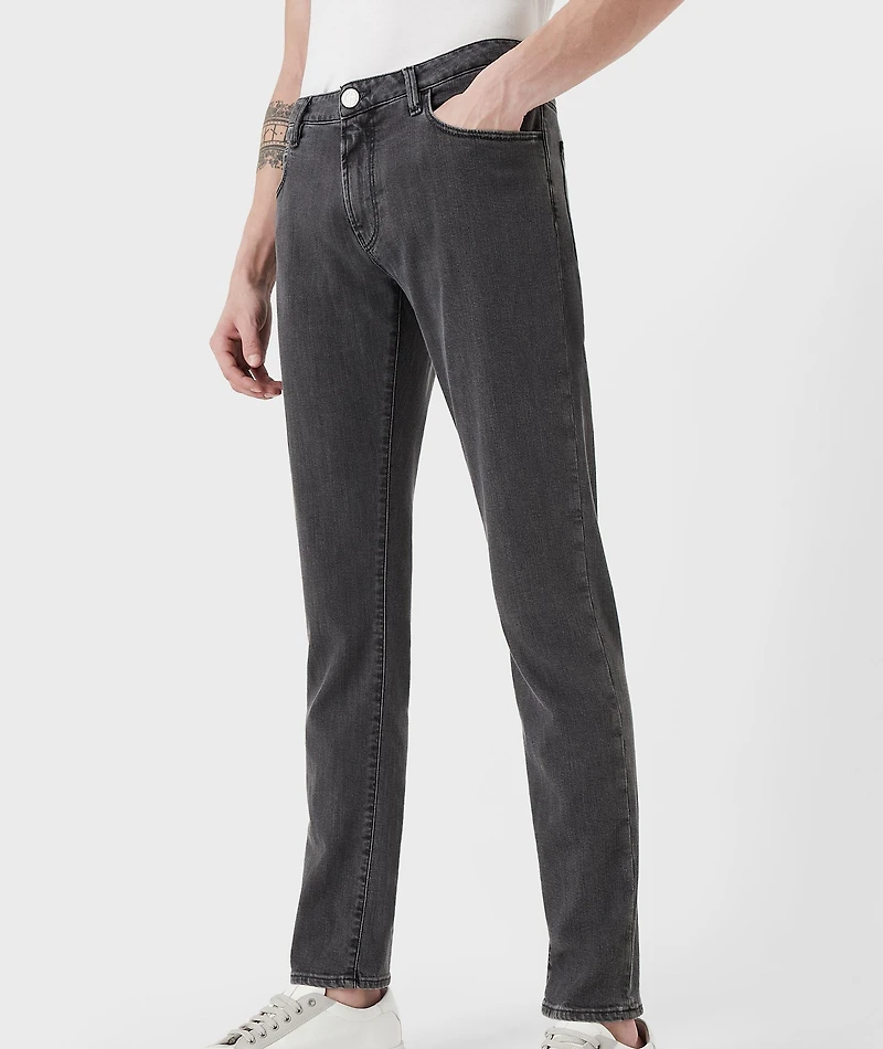 Slim-Fit Stretch-Cotton Jeans