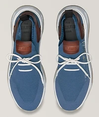 Shadow Knit And Leather Sneakers