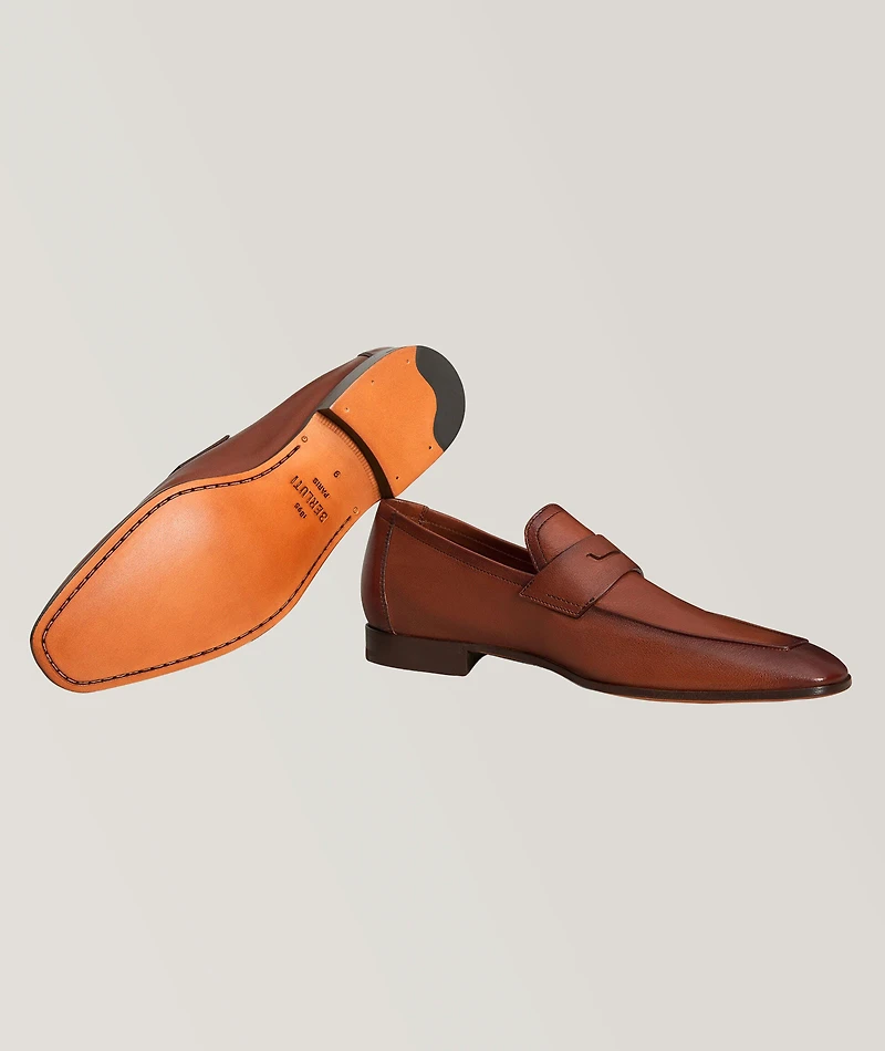 Lorenzo Kangaroo Leather Loafers
